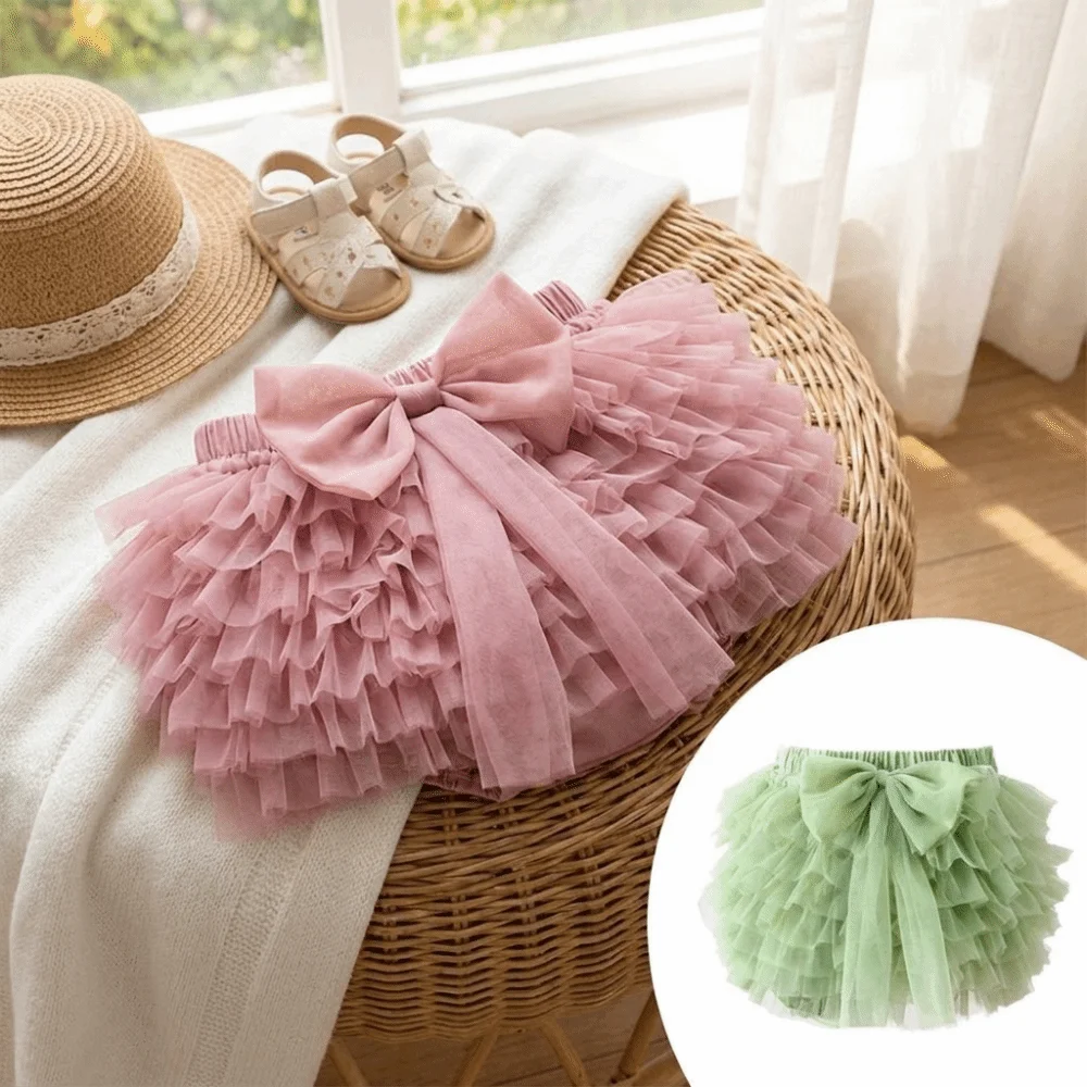Cute Tulle Mesh Tutu Fluffy Skirt Fluffy Multi-layer Girls Tutu Skirt Ballet Dance Style Princess Ballet Skirt Party Dress