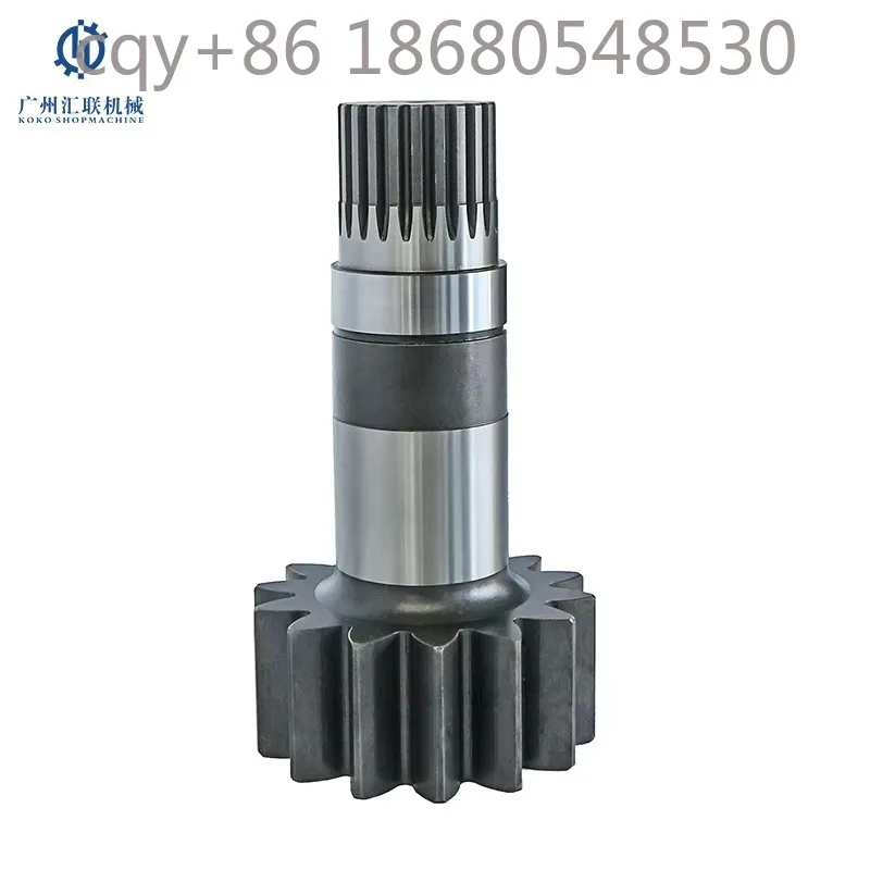1FF High Quality Swing Gearbox Shaft Excavator Swing Motor Pinion Shaft R80-7 SH200 SK200-8 SK250-8 ZAX70