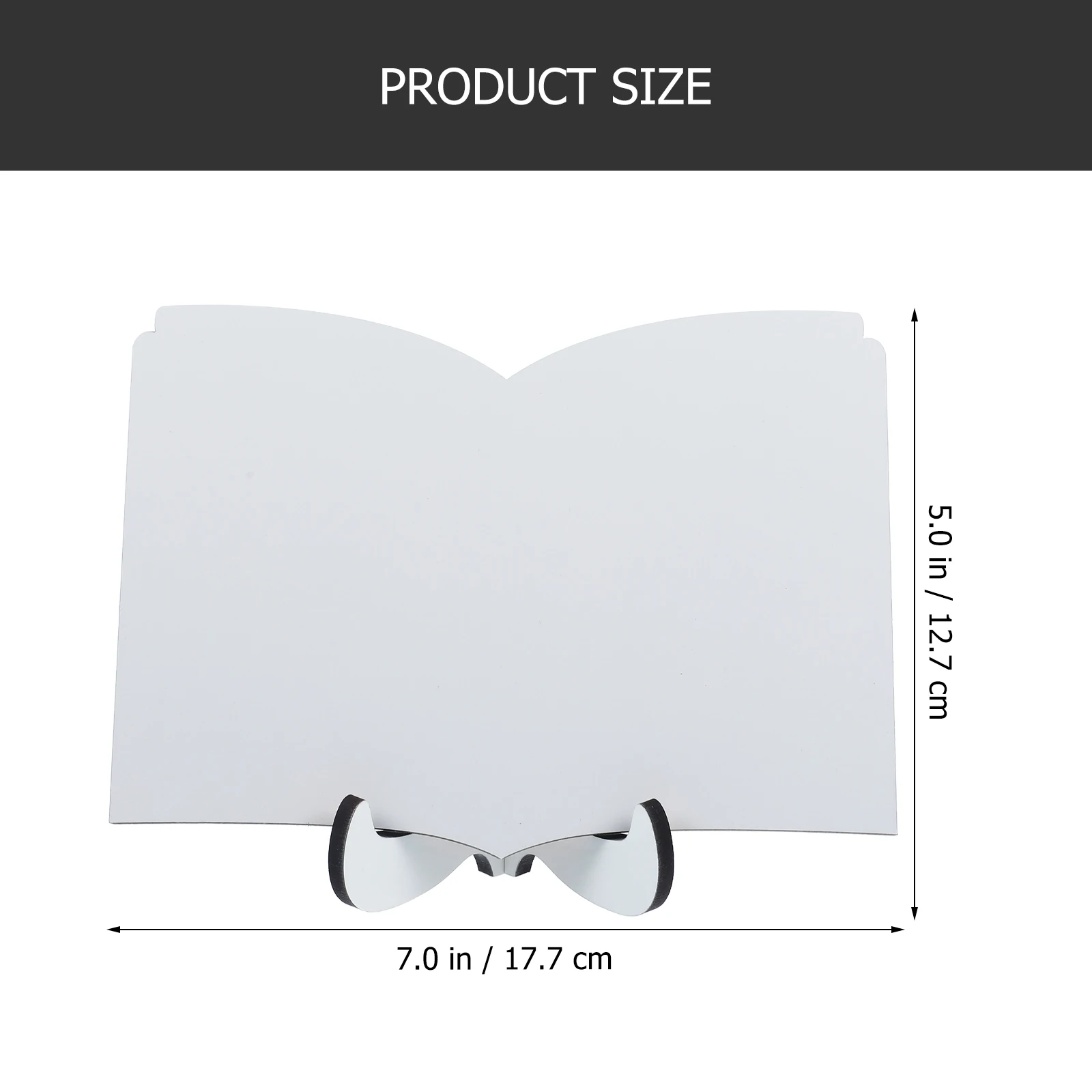 

Wooden Heat Transfer Sublimation Plate White Surface Diy Photo Frame Display Graduation Gift Book Stand Rack Sublimation