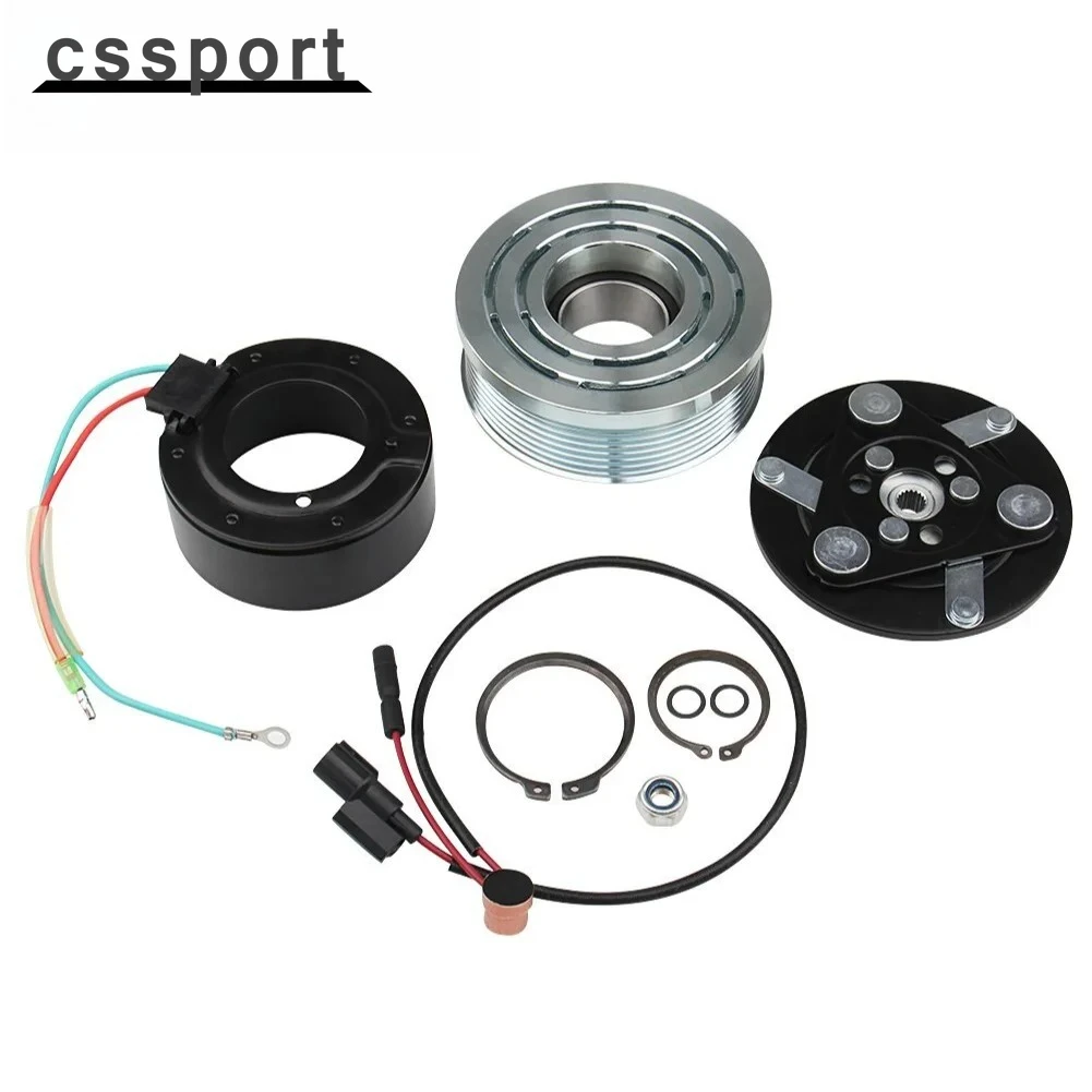 

2004918AM 38810RNAA02 38810RRBA01 A/C Compressor Clutch Kit For 2006-2011 Honda Civic 1.8L Sanden Trse07 4901 or 4918 Black