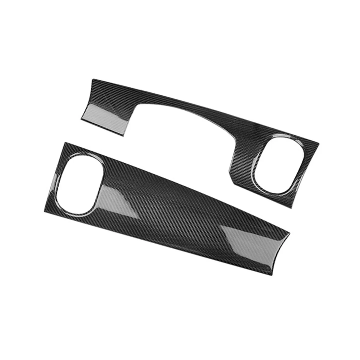 Carbon Fiber Central Control Instrument Panel Decorative Cover Trim Sticker for F55 F56 F57 2021