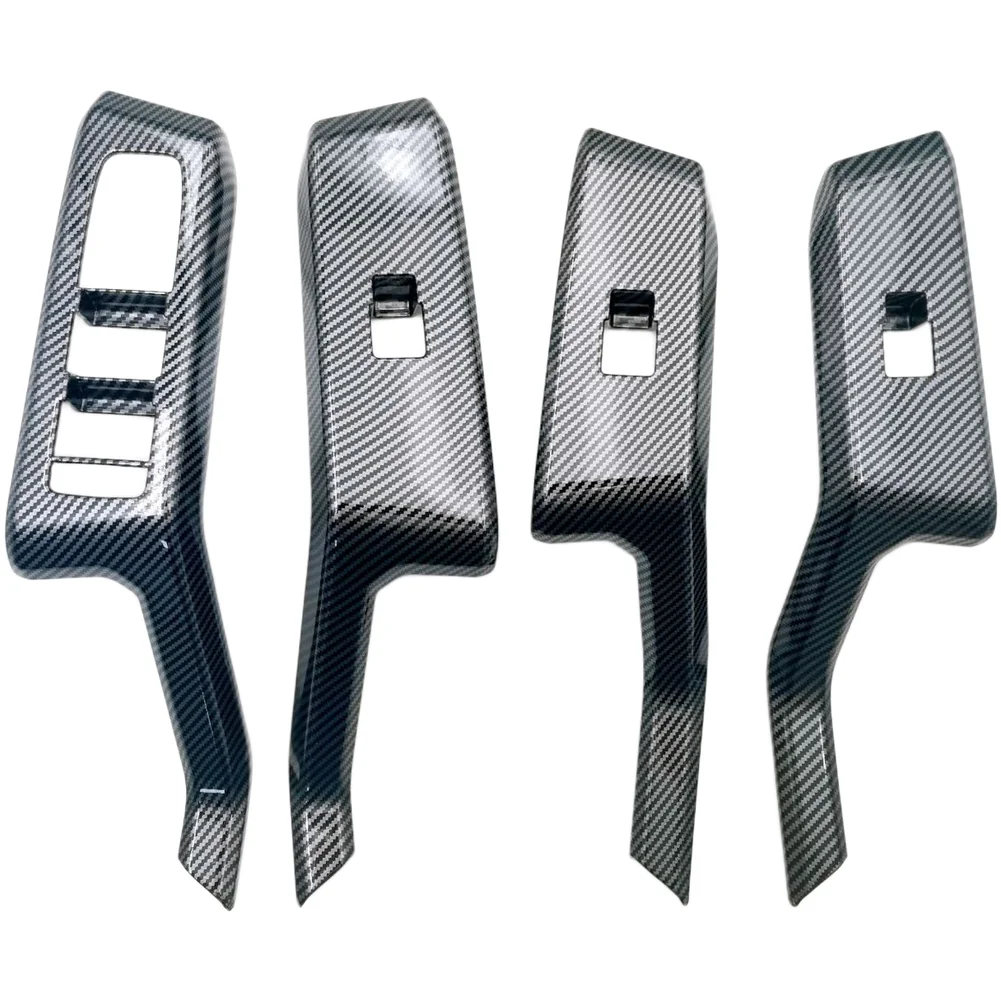 Interior Trim Kit for Toyota For RAV4 2026 ABS Trim Piece Carbon Fiber Texture 45 10cm Precision Fit for For RAV4