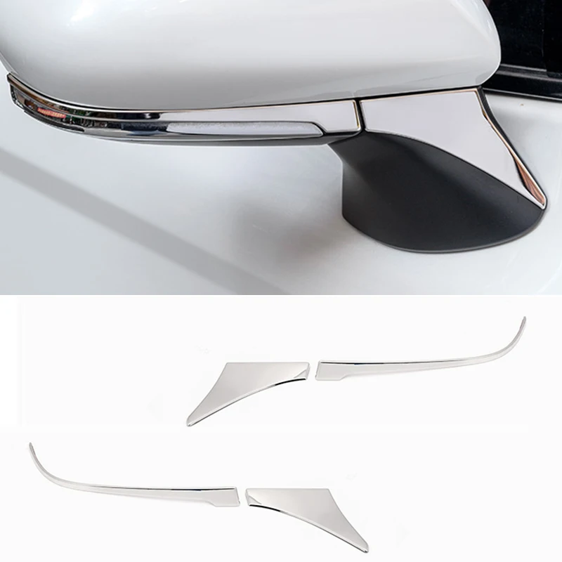 Car Rearview Mirrors Cover Trim Strip Sticker For Toyota Camry 70 XV70 2018 2019 2020 2021 2022 2023 Hybrid Exterior Accessories