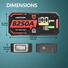 ポータブルカーバッテリージャンプスターターパック,12v 8250a,ジャンパーケーブル付き最大13lガスおよび16lデルエンジン用,pd65w,32000mahバッテリー 6