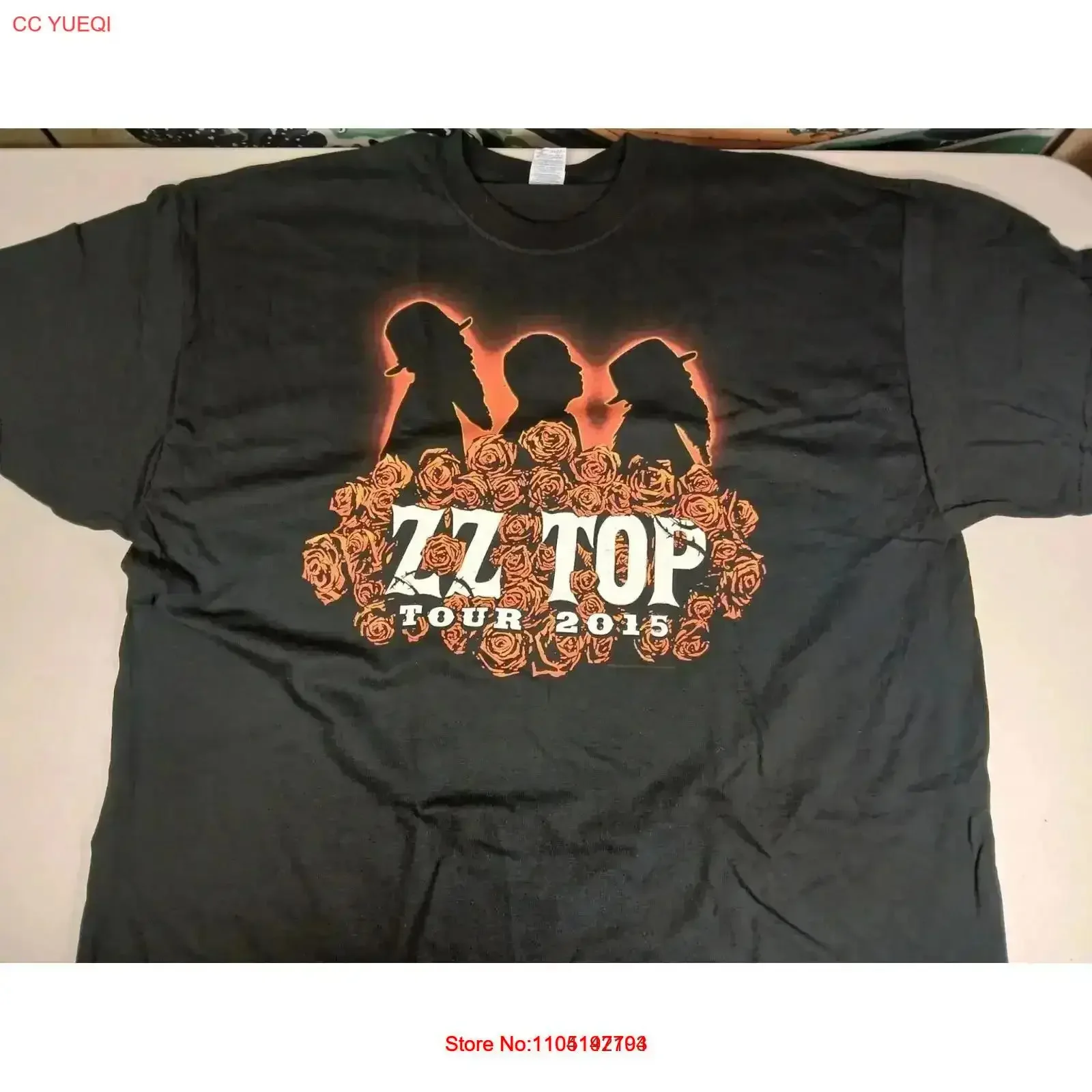 

ZZ Top 2015 Tour Double Sided Band T Shirt 2XL vintage Washed Breathable For Everyday Wear Casual Stretched Slightly vintage