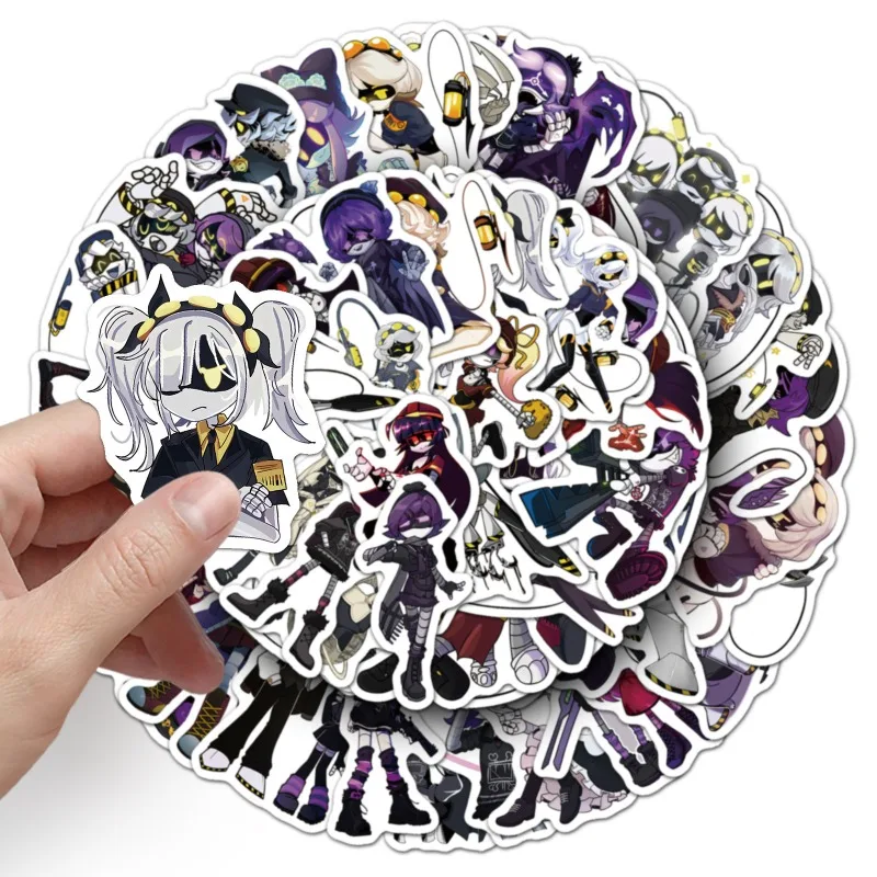 50pcs Murder Drones Anime Cartoon Stickers Uzi N V DIY Hand Account Motorcycle Skateboard Stickers Gift Toy