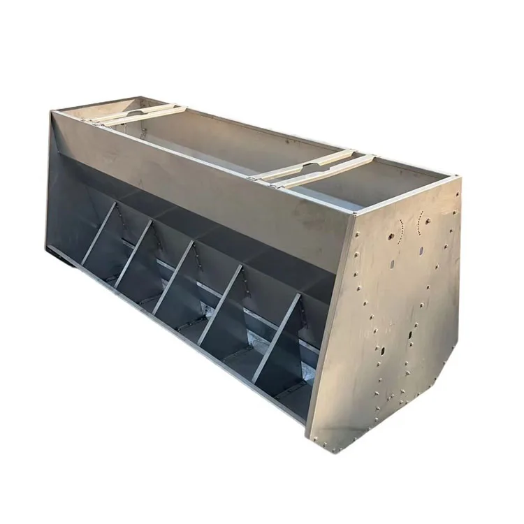 Fully Automatic Stainless Steel Double-sided Pig Trough Single-sided Pig Automatic Feeding Machine