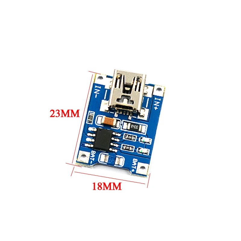 5Pcs TP4056 +Protection Dual Functions 5V 1A Micro USB 18650 Lithium Battery Charging Board Charger Module TYPE-C Connector