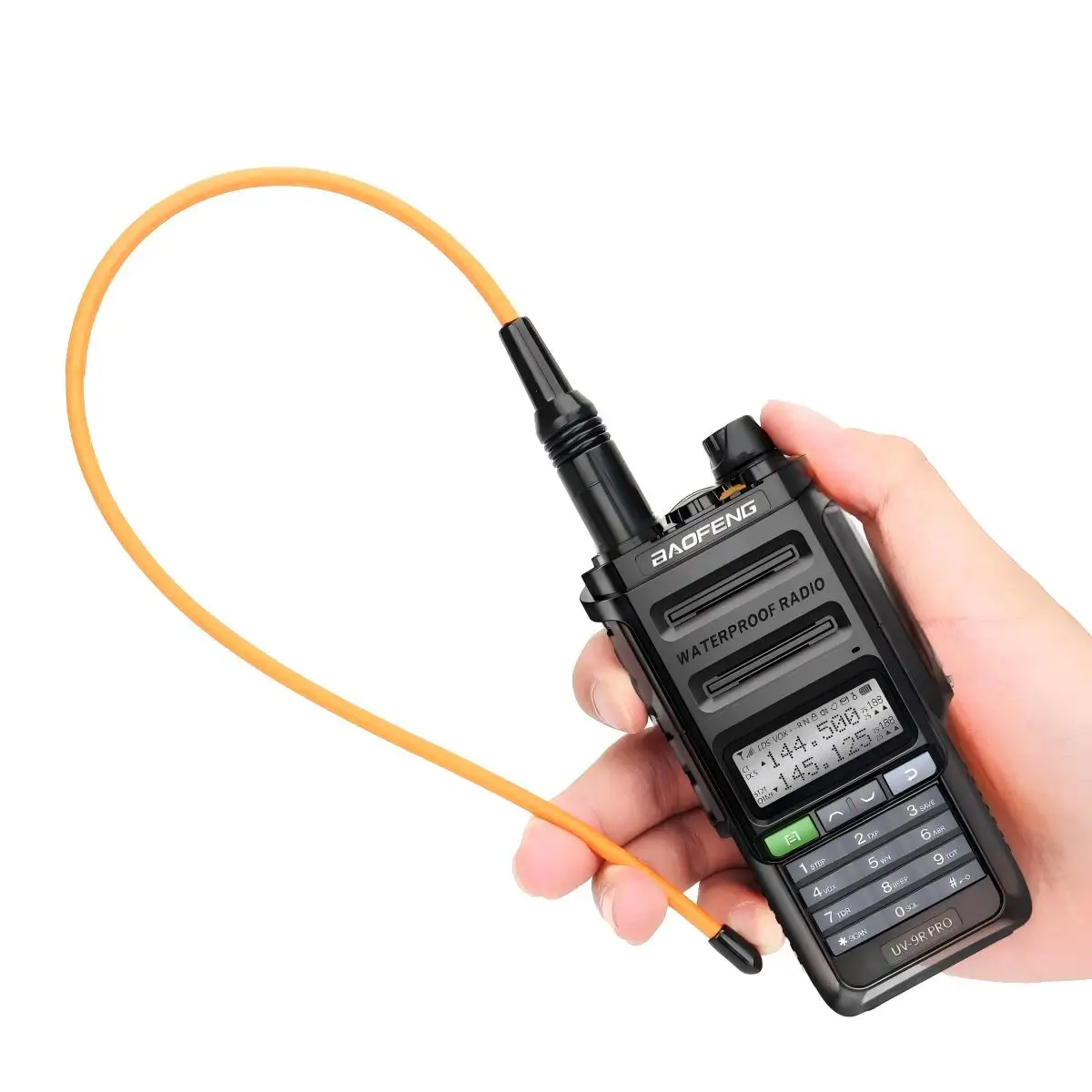 ABBREE AR-771C SMA Female Waterproof Dual Band Antenna 144/430MHz Untuk Baofeng UV-5RH UV-5R Mini BF-888S AR-152 Walkie Talkie
