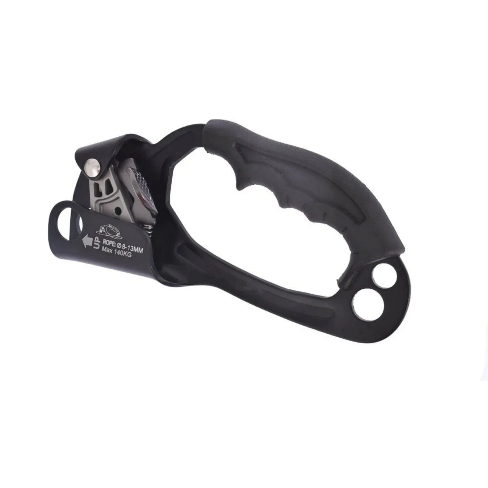 في الهواء الطلق تسلق الصخور اليد الصاعد تصاعدي جهاز تسلق الجبال مقبض الصاعد اليد اليمنى تسلق حبل أداة ل 8-13 مللي متر والعتاد حبل #3