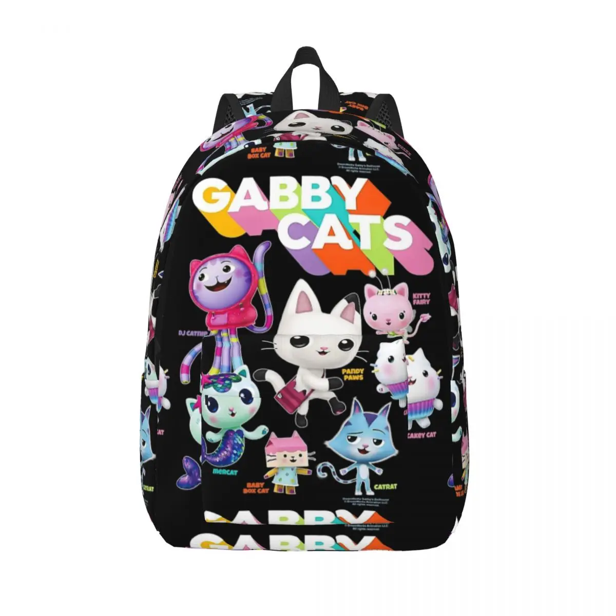 

Детский кукольный домик Габби, подростковый рюкзак Gabby's Cats, подарок для средней школы, деловой милый рюкзак для мужчин и женщин, сумка через плечо для колледжа