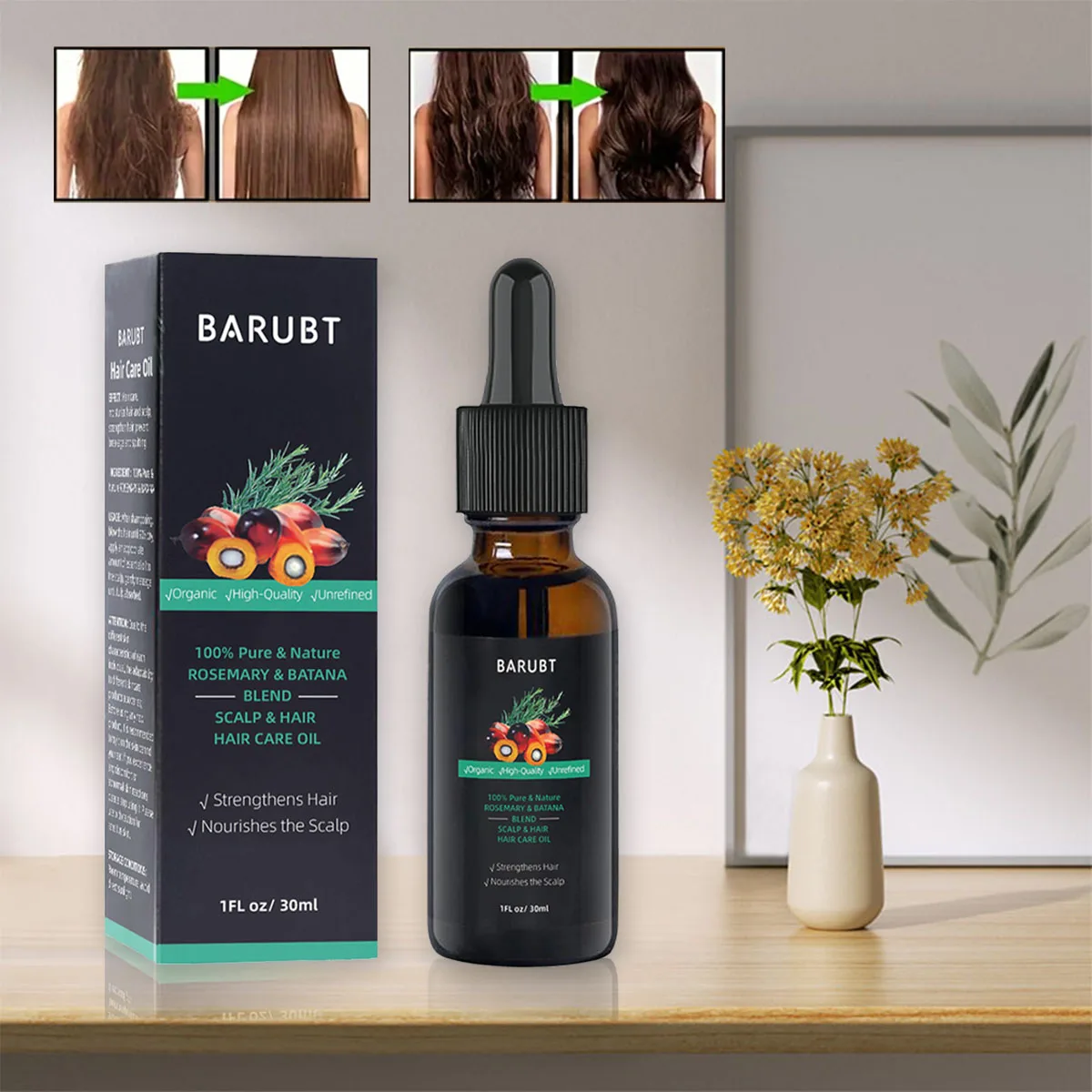 Barubt Serum Review: Why This Rosemary & Batana Oil Blend Is a Game-Changer for Frizzy, Weak Hair