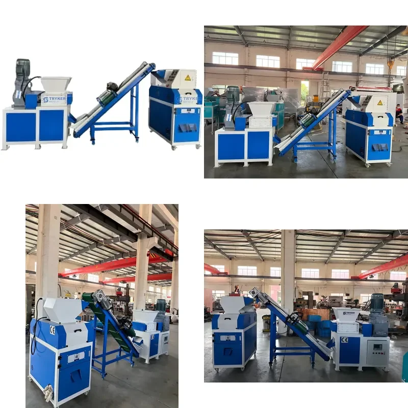 Industrial Machinery Stryker ST-C02 Dry Type Wire Granulator with Pre-shredder Energy-Efficient Scrap Metal Shredder with