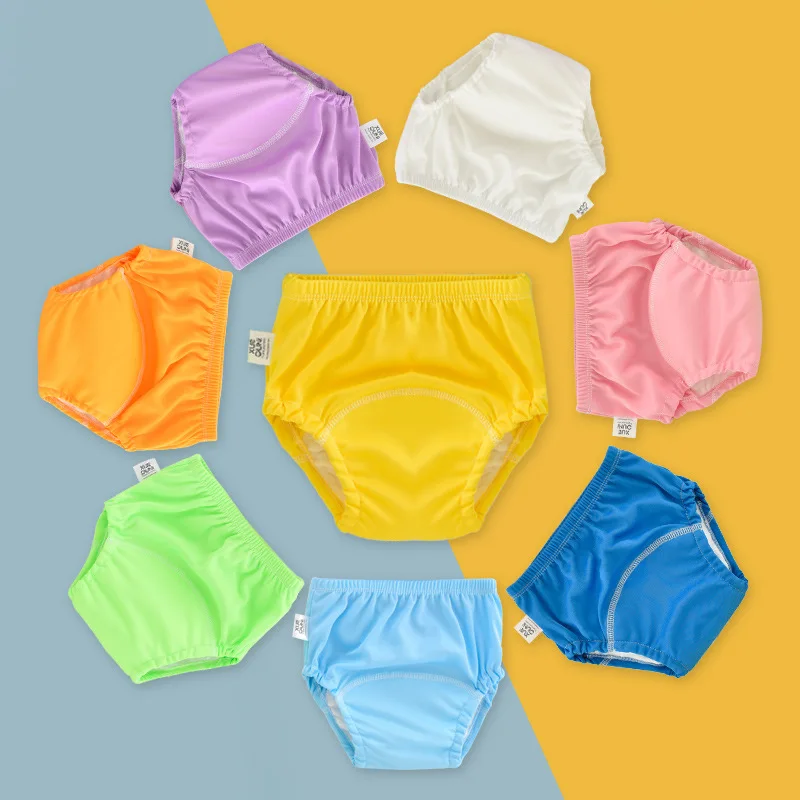 Baby training pants washable 6-layer polyester diaper pants baby diaper pants cotton learning pants summer diaper barrier