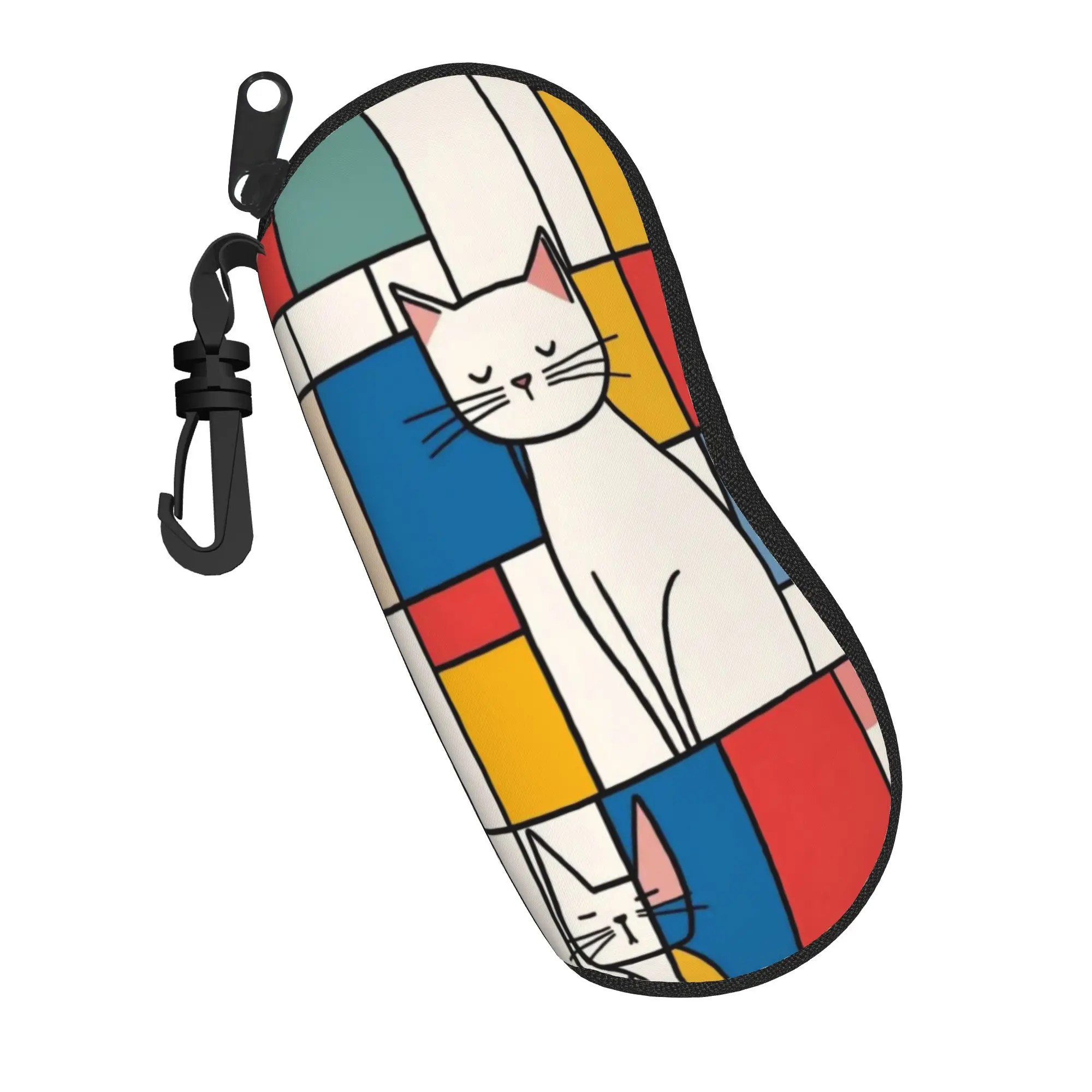 

Футляр для очков Piet Mondrian De Stijl, подарок для женщин, коробка для хранения солнцезащитных очков, коробка для очков