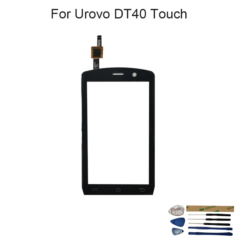 Original For 4.0 Inches Urovo DT40 Touch Screen No LCD Display Digitizer Assembly