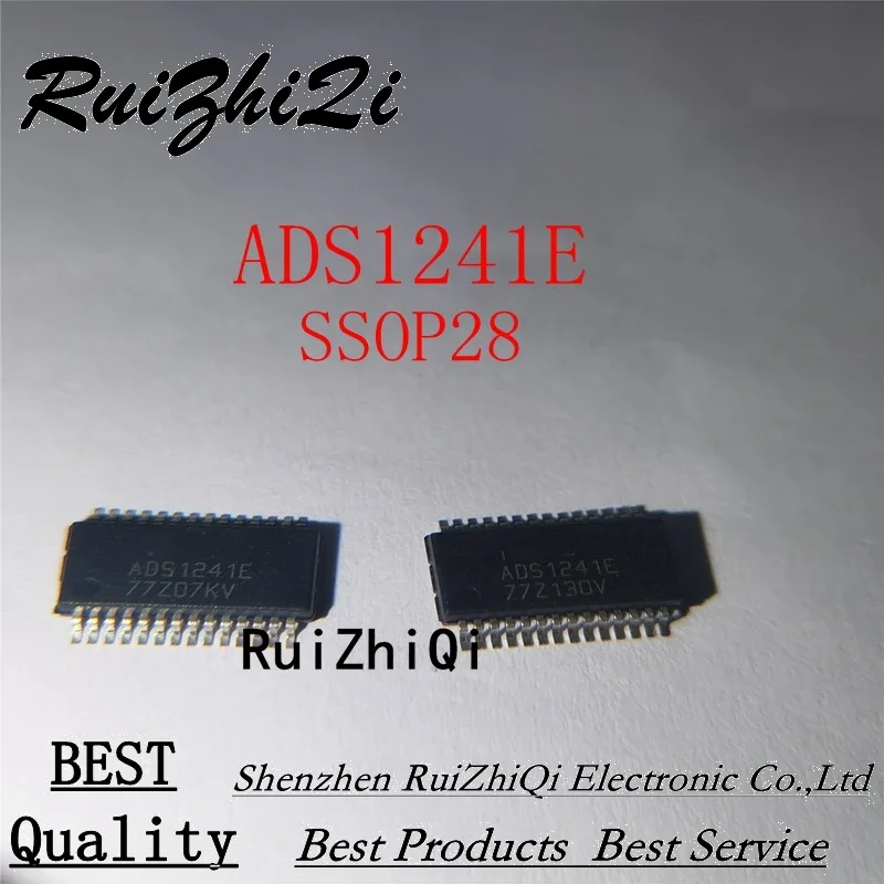 5Pcs/Lot New Original ADS1241E 24-bit analog-to-digital converter chip Package SSOP-28