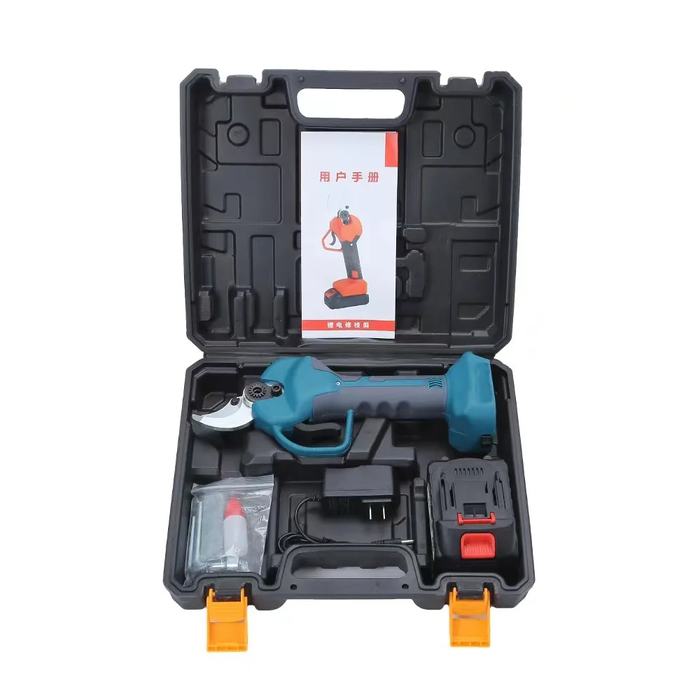 Lithium battery pruning shears wireless portable electric branch shears gardening fruit tree bonsai pruning