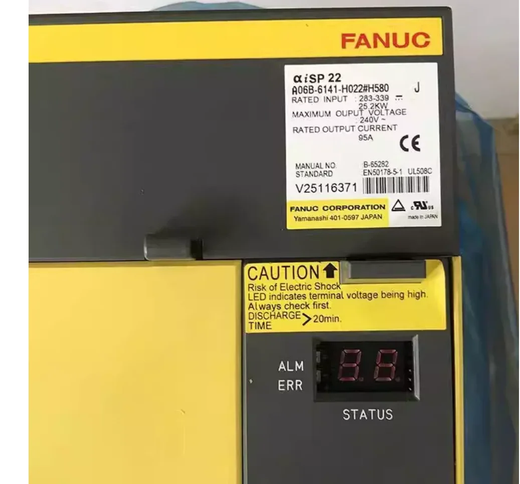 A06B-6141-H022 # H580 مضخم محرك سيرفو جديد Fanuc ضمان لمدة 12 شهرًا A06B 6141 H022 #2