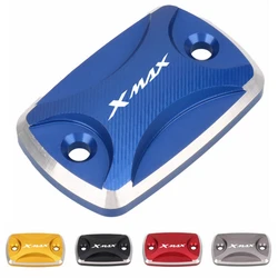 Motorcycles CNC Front Brake Reservoir Fluid Tank Cover Oil Cup Cap Fit For XMAX 125 250 300 400 XMAX300 XMAX250