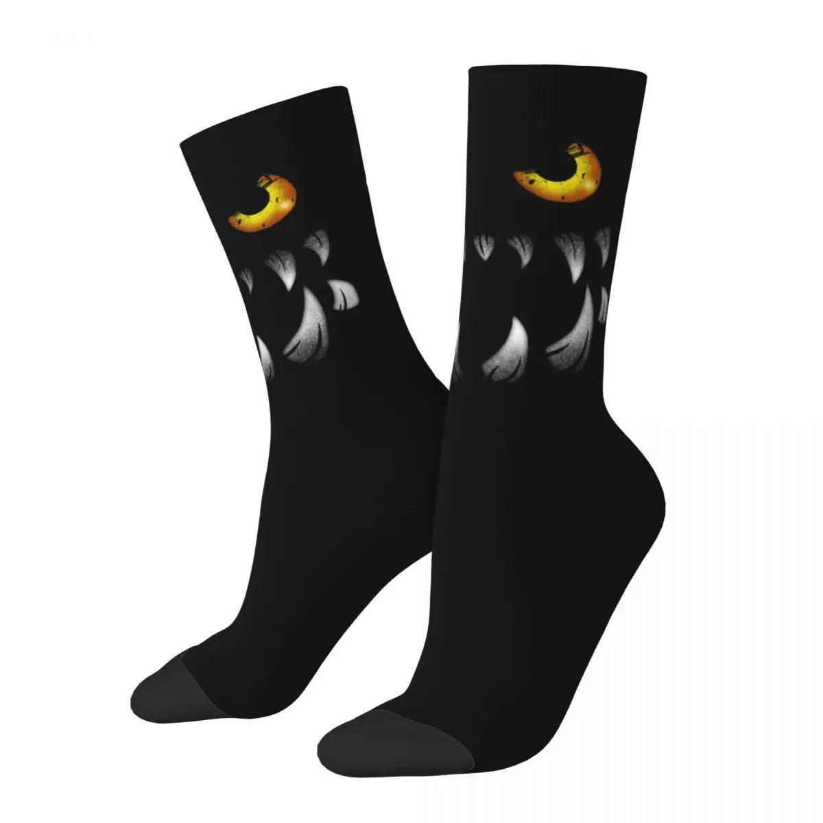 Monster Gesicht Unisex Socken, Outdoor 3D-Druck glückliche Socken Street Style verrückte Socke