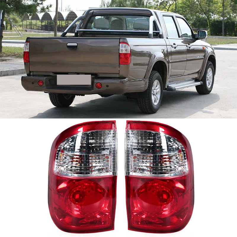 Car Tail Light Accessories For Zhongxing Grand Tiger G3 Pickup Tail Lamp Rear Back Light With Bulbs