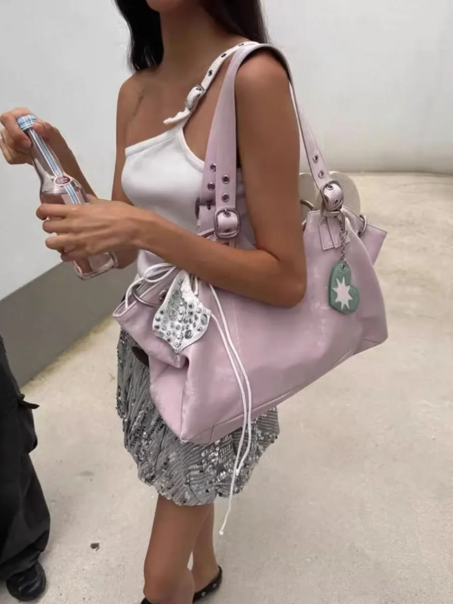 Women's High Capacity PU Leather Armpit Shoulder Bag Winter New Retro Tote Bag Luxury Brand Designer Handbags 2026 - view 5