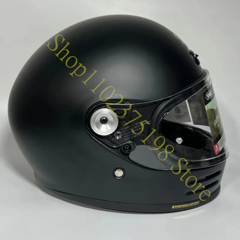 

GLAMSTER Classic Retro Full Face Helmet, For Harley Cruise Leisure Motorcycle and Road Racing Protective Helmet Marquez