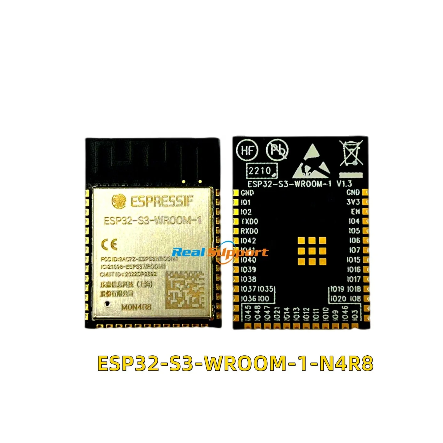 ESP32-S3 ESP32-S3-WROOM-1-N4R8 WiFi Blueteeth Ultra-Low Power Consumption Module with FCC KCC CE TELEC Certification