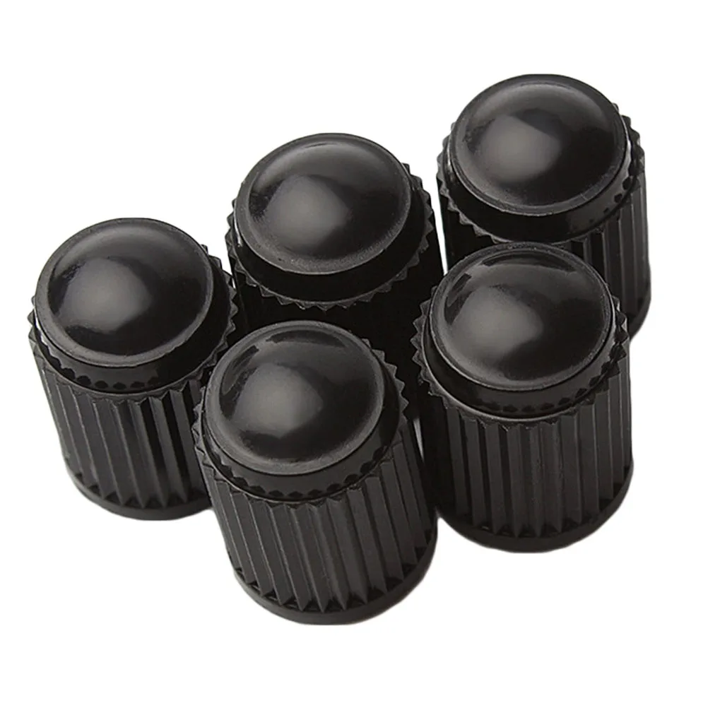 

20pcs Plastic Tire Valve Caps Universal Bike Motorcycle Electric Car Use Dustproof Waterproof Durable Caps Black