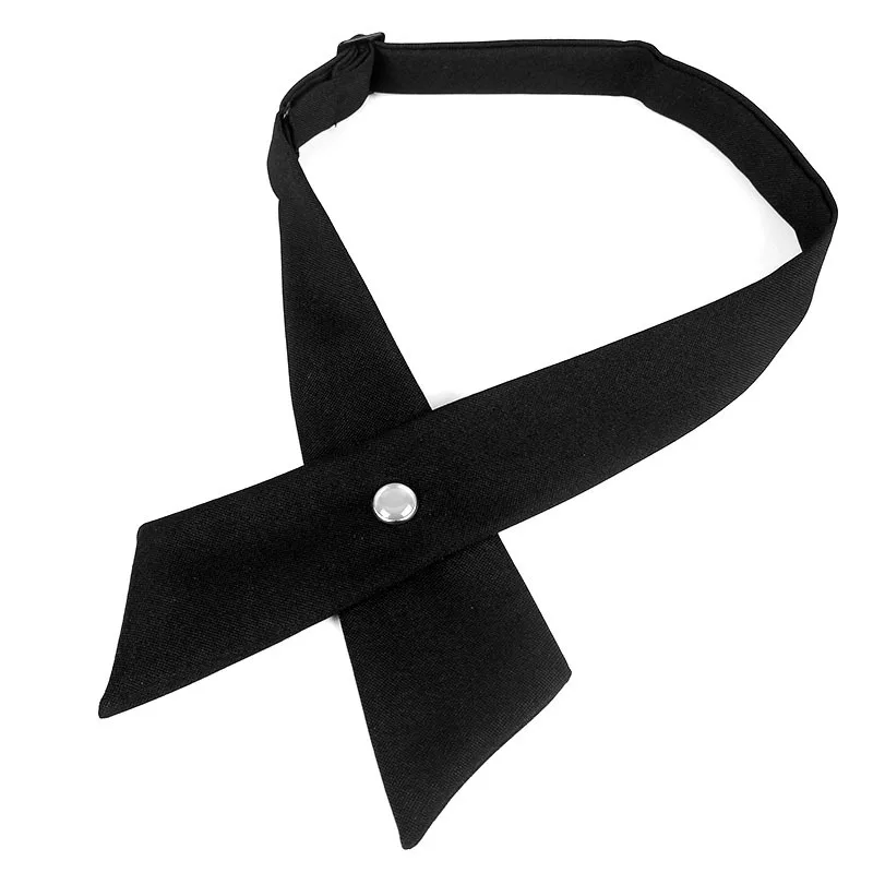 Cross Bow Ties for Men Women Solid Business Casual Cross Tie Formal Dress Men Wedding Metal Collar Cross Bowtie butterfly