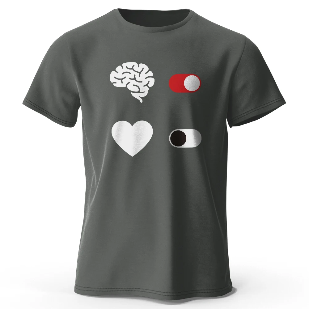 Classic Design 100% Cotton T-Shirt, Soft & Breathable Round Neck Short Sleeve Tee, Unisex Casual Wear