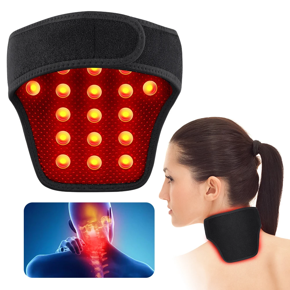 

Adjustable Heated Neck Support Brace for Arthritis Migraine Headaches Relief Functional Protection