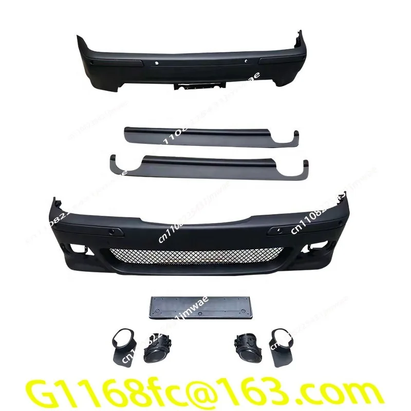 High quality 5 series E39 520i 1996-2002 car bumper M5 style front and rear price