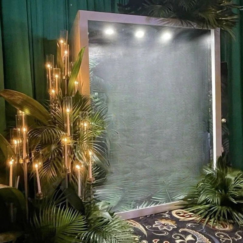 Custom Metal Magazine Photo Booth Wedding Photo Booth Fashion Event Decoration Fashion Photo Booth Box