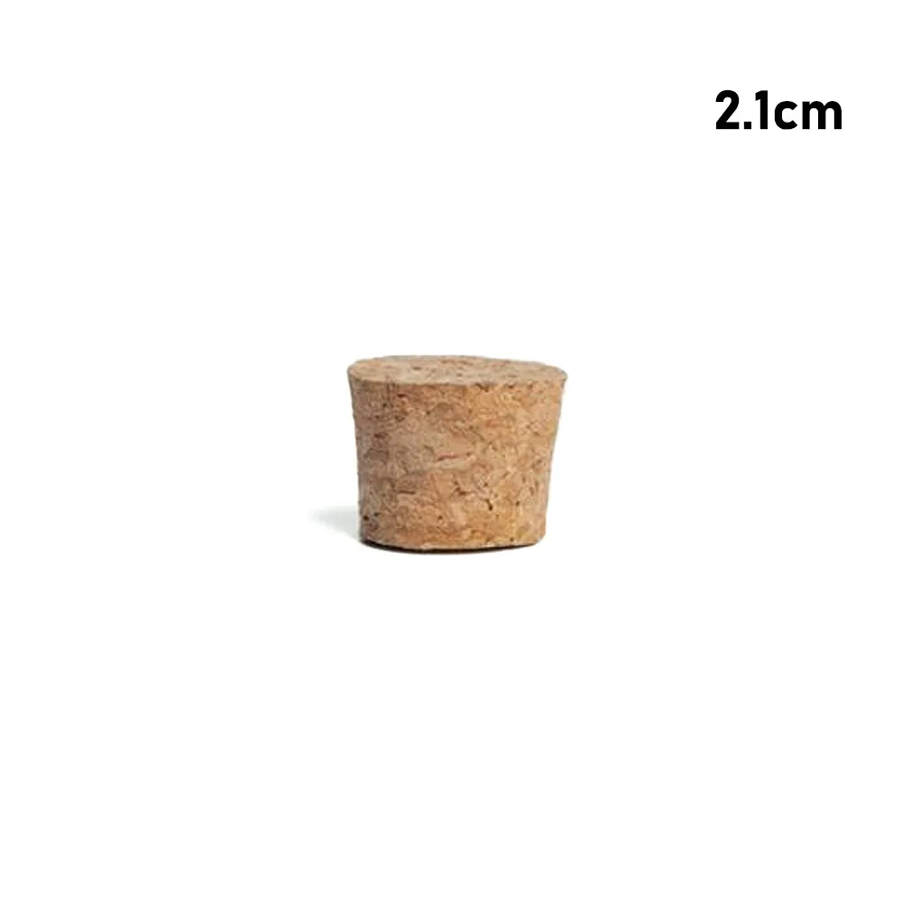 DIY Tapered Cork Plugs Sealing Cup Straight Wooden Wine Corks Reusable Sealing Stopper Lab Test Tube Stopper Kettle