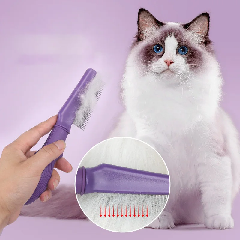 

Slicker Cat Comb Beauty Cleaning Brush Removes Pet Hairs Flea Dog Fur Comb Pet Comb Lice Combs Dogs Pet Products