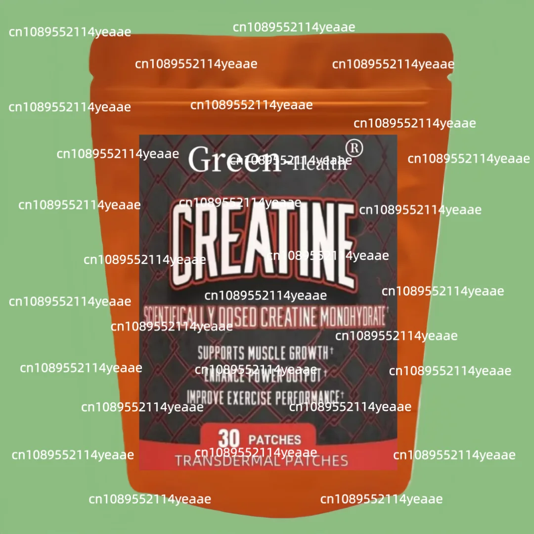 30 Patches Creatine Monohydrate Transdermal Patches Support Lean Muscle Growth, Recovery & Performance