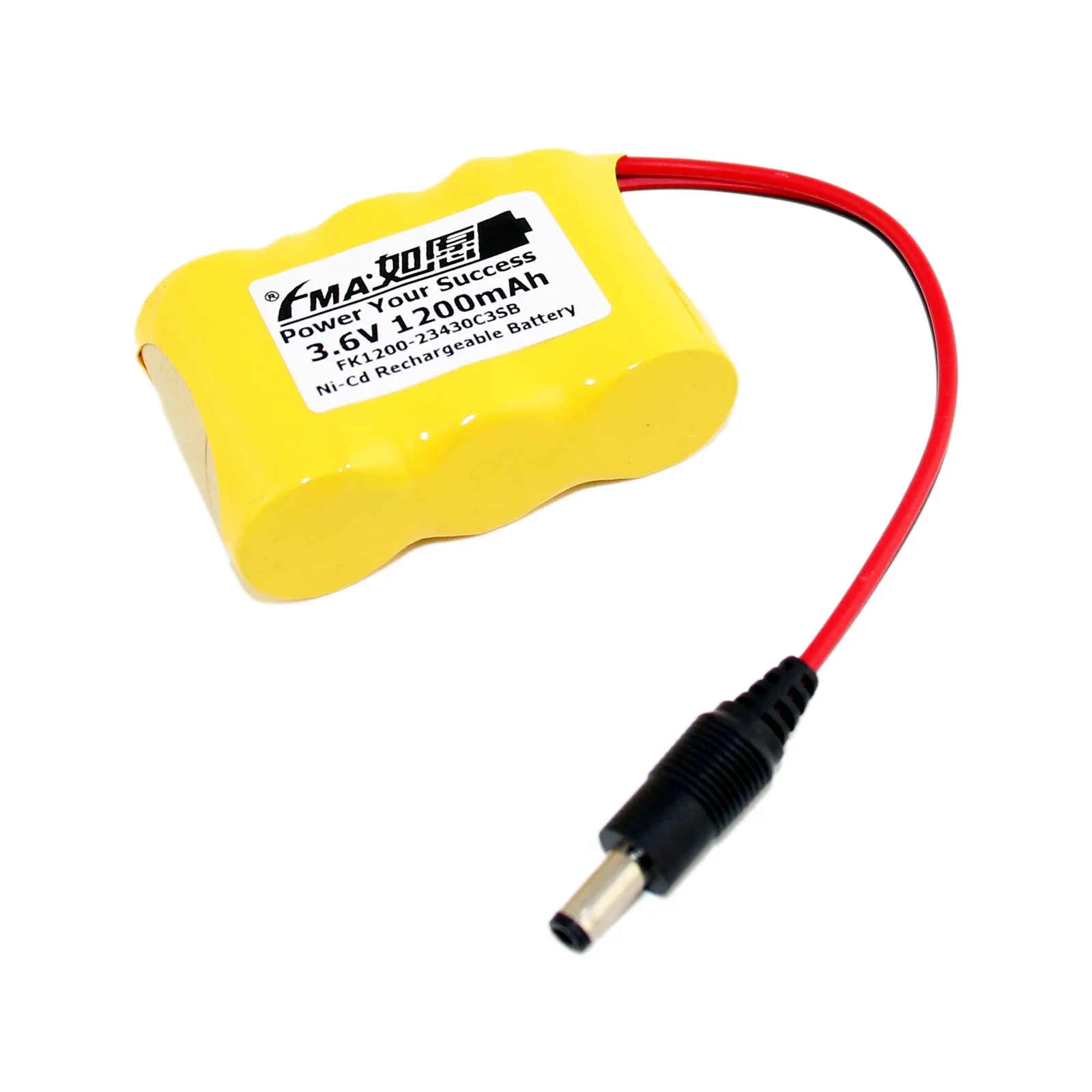 Ni-MH Ni-Cd SC Sub C 3.6V 1200-4000mAh Rechargeable Battery for EXIT Emergency Light High Capacity Backup Power Supply