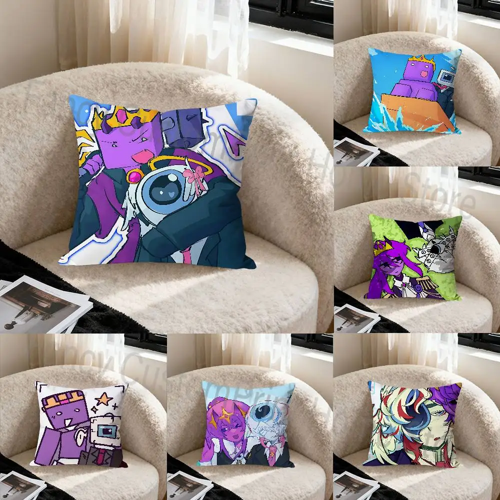 Capas de Almofada W-Wemmbu Eggchan Tax Duo para Quarto, Sala de Estar, Sofá, Decoração de Casa, Capa de Almofada de Poliéster com Zíper