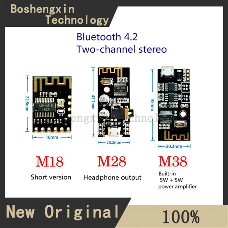 

1Pcs MH-MX8 Wireless Bluetooth Audio Module 4.2 Stereo Lossless High-Fidelity HIFI DIY Modification