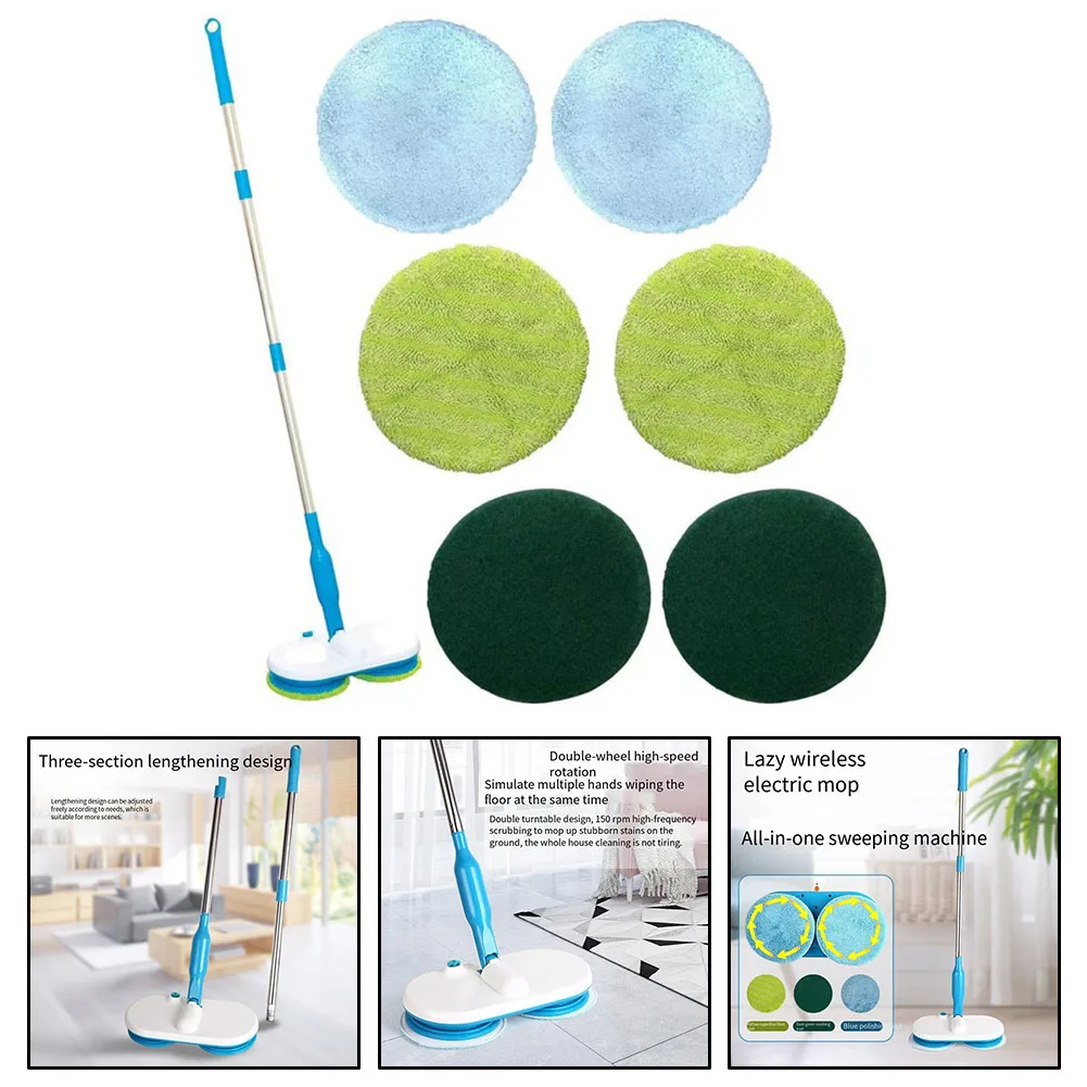 Electric Lazy Mop Easy To Operate For Hardwood Floors Fully Automatic Household Multi-Purpose Cleaning Brand New