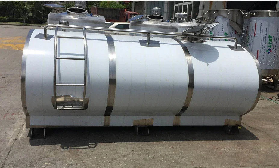 Milk Pasteurization Machine Double Wall Storage Tank High Efficiency for Milk Refroidisseur Dairy Equipment Milk Homogenizer