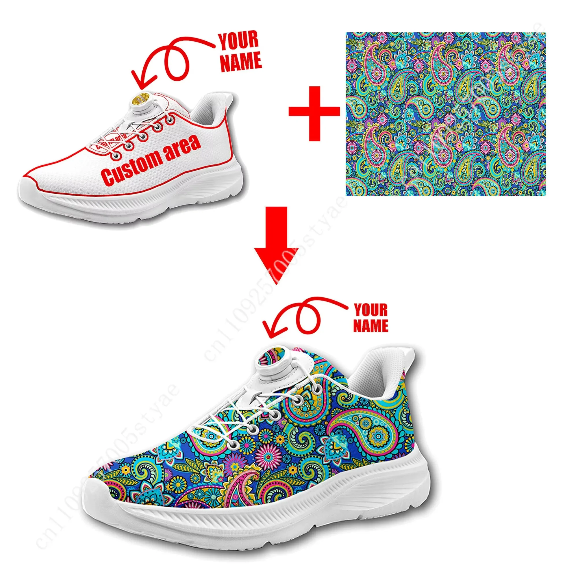 Italian Motorcycles Custom Walking Shoes Men Woman D-ucati Rotating Button Without Laces Design Logo Lightweight Sneakers Unisex view 3