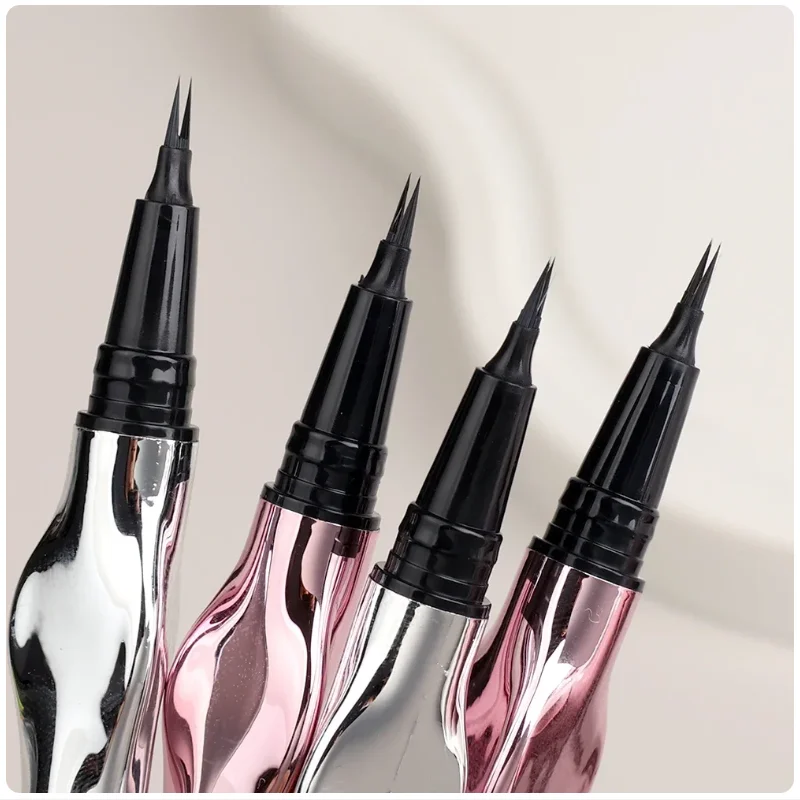 2 Point Wild Eyebrow Pencil Long Lasting Easy To Grip Eyebrow Tattoo Waterproof Thin Liquid Lying Silkworm Brow Korean Makeup