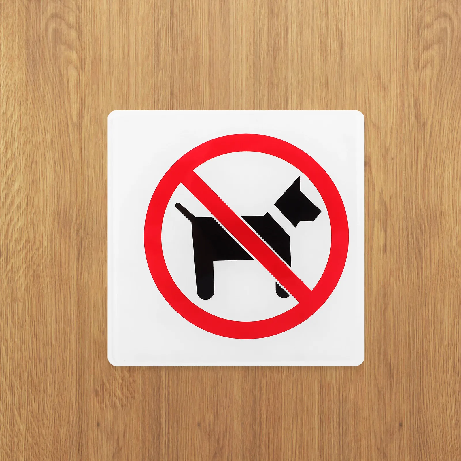 Business Notice Sign Animal Dog Warning Signs Door Forbid Pet inside Dogs Allowed