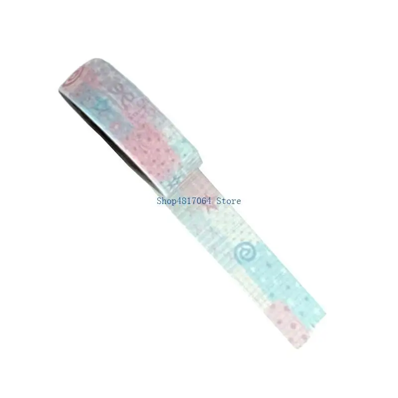 

T3LB Aesthetic Star Bowknot Pattern Tape Background Masking Tape Scrapbooking Tape