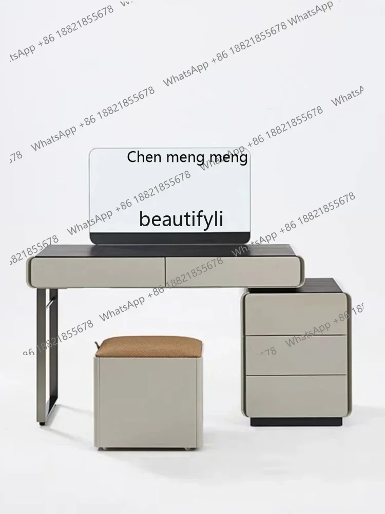 

zq1Italian dressing bedroom simple modern chest dressing table new dressing table