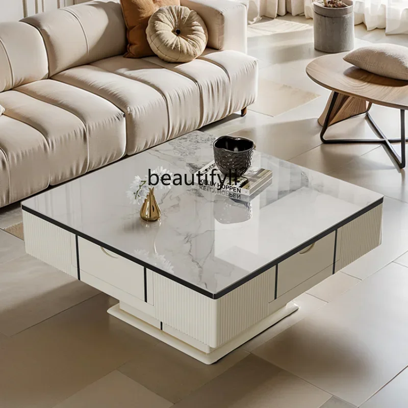 

New style Mahjong Machine Coffee Table Dual-Purpose in One Household Automatic Liftable Meal Table Solid Wood Electric Simple