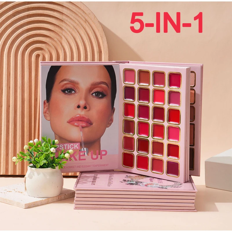 Eye Shadow Palette Set Book Shape Highlighter Powder Face Blusher Shading Pallet Pearlescent Matte Eye Shadow Pallete Makeup New